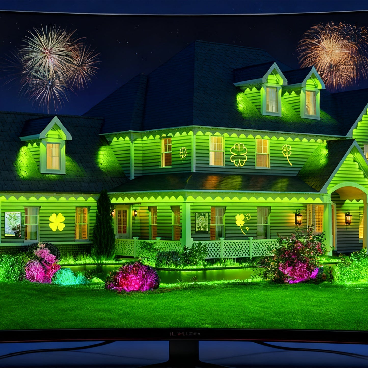 🔥First 100 :2nd Item 60% Off,RGB Eave Lights for Outdoor Use