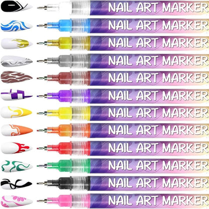 🎁Today's Specials⏳12 Colors Nail Art Pens Set